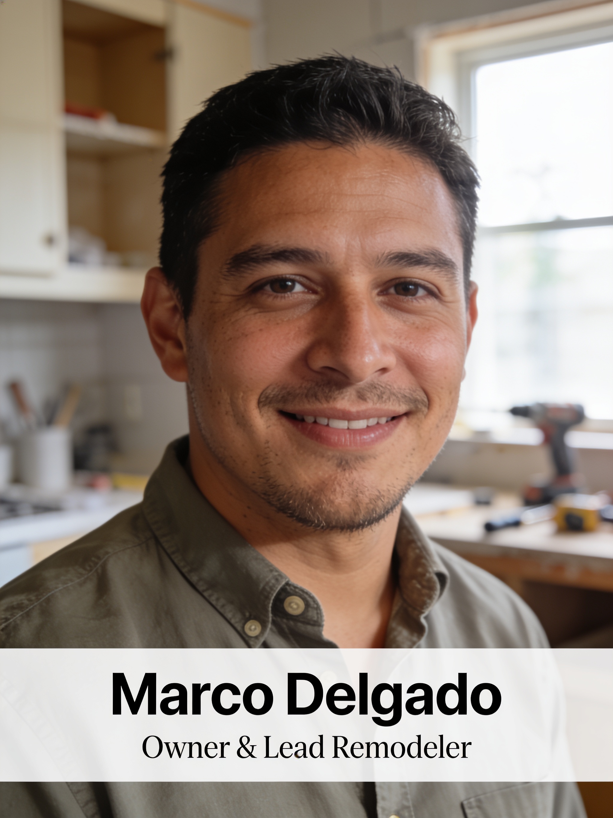 Marco Delgado, Owner & Lead Remodeler