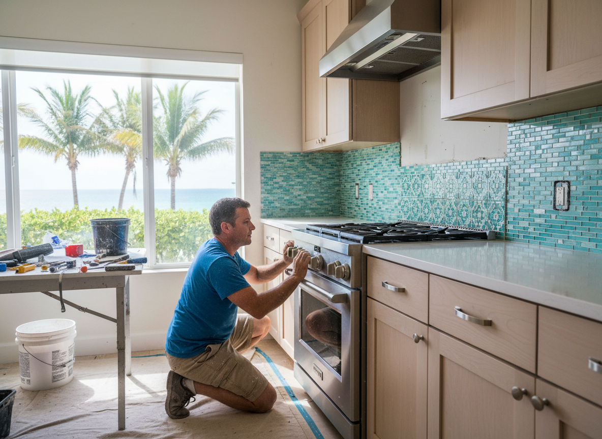 Backsplash Installation in West Palm Beach, FL